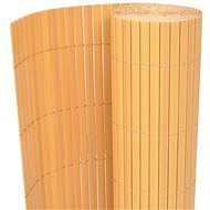 Oboustranný zahradní plot PVC 90 × 300 cm žlutý - Plot