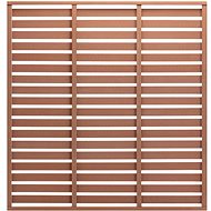Plotový dílec WPC 170 × 180 cm hnědý - Plotové dílce