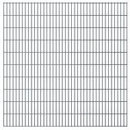 2D zahradní plotový dílec 2,008 × 2,03 m šedý - Plot