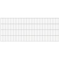 2D zahradní plotový dílec 2,008 × 0,83 m stříbrný - Plot