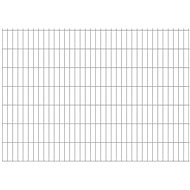 2D zahradní plotový dílec 2,008 × 1,43 m stříbrný - Plot