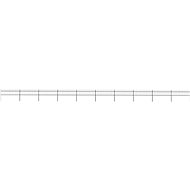 Zahradní plot s hroty ocelový 17 × 0,6 m černý - Plot