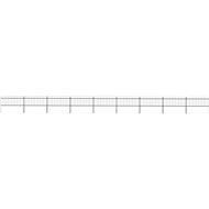 Zahradní plot s hroty ocel 15,3 × 0,8 m černý - Plot