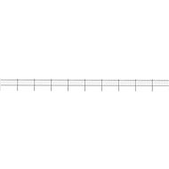 Zahradní plot s obloučky ocelový 17 × 0,8 m černý - Plot