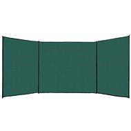 Protivětrná clona HDPE 150 × 450 cm zelená - Zástěna