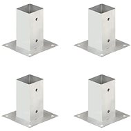 Post foot 4 pcs galvanized metal 71 mm - Fence Strut