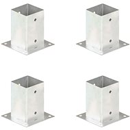 Post foot 4 pcs galvanized metal 91 mm - Fence Strut