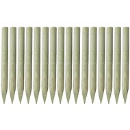 Špičaté plotové sloupky 16 ks impregnované dřevo 100 cm - Plot