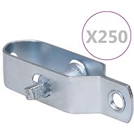 Wire fence tensioners 250 pcs 100 mm steel silver - Turnbuckle
