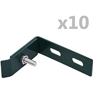Corner wall clips 10 sets green - Clamp