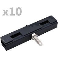 Garden net clamp profile U 10 sets anthracite - Fence Staples