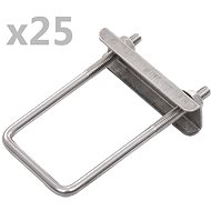 Spona U pro plotový sloupek 60 x 40 mm 25 setů - Filing Clip