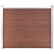 Plotový dílec WPC 180 × 146 cm hnědý - Plotové dílce