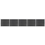 Set plotového dílce WPC 872 × 146 cm šedý - Plotové dílce