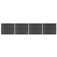 Set plotového dílce WPC 699 × 146 cm šedý - Plotové dílce