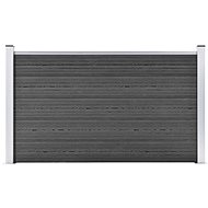 Plotový dílec WPC 180 × 105 cm černý - Plotové dílce