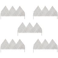 Garden Trellis Fences 5 pcs 170 × 105cm Willow - Wooden Fence