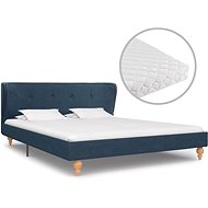 Bed with mattress blue 140x200 cm - Bed