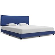 Bed frame blue textile 180x200 cm - Bed Frame