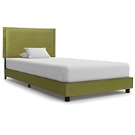 Bed frame green textile 90x200 cm - Bed Frame