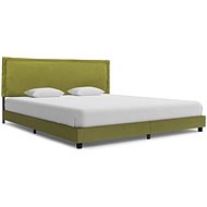 Bed frame green textile 180x200 cm - Bed Frame