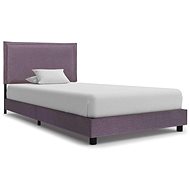 Bed frame taupe textile 90x200 cm - Bed Frame
