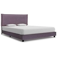 Bed frame taupe textile 140x200 cm - Bed Frame