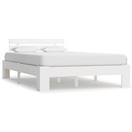 Bed frame white solid pine 120x200 cm - Bed
