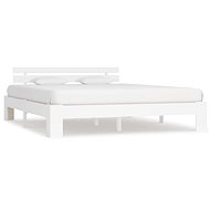Bed frame white solid pine 180x200 cm - Bed