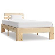 Bed frame solid pine wood 90x200 cm - Bed