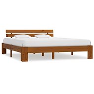 Bed frame honey brown solid pine 180x200 cm - Bed