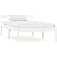 Bed frame white solid pine wood 100x200 cm - Bed