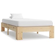 Bed frame solid pine wood 100x200 cm - Bed Frame