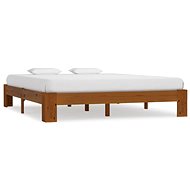 Bed frame light brown solid pine 180x200 cm - Bed Frame