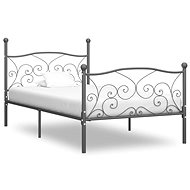 Bed frame gray metal 90x200 cm - Bed Frame