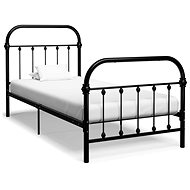 Bed frame black metal 100x200 cm - Bed Frame