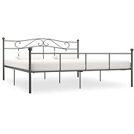 Bed frame gray metal 180x200 cm - Bed