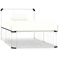 Bed frame white metal 100x200 cm - Bed Frame