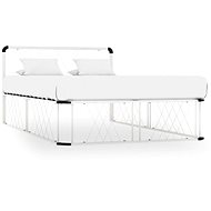 Bed frame white metal 120x200 cm - Bed Frame