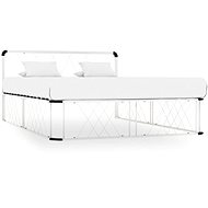 Bed frame white metal 140x200 cm - Bed Frame