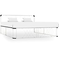 Bed frame white metal 160x200 cm - Bed Frame