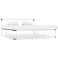 Bed frame white metal 200x200 cm - Bed