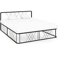 Bed frame black metal 140x200 cm - Bed Frame