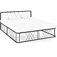 Bed frame black metal 160x200 cm - Bed Frame