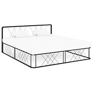 Bed frame black metal 200x200 cm - Bed Frame
