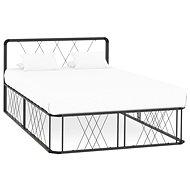 Bed frame gray metal 120x200 cm - Bed Frame