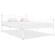Bed frame white metal 120x200 cm - Bed Frame