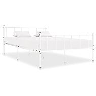 Bed frame white metal 200x200 cm - Bed Frame