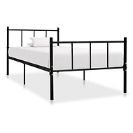 Bed frame black metal 100x200 cm - Bed Frame