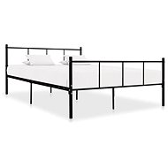 Bed frame black metal 120x200 cm - Bed